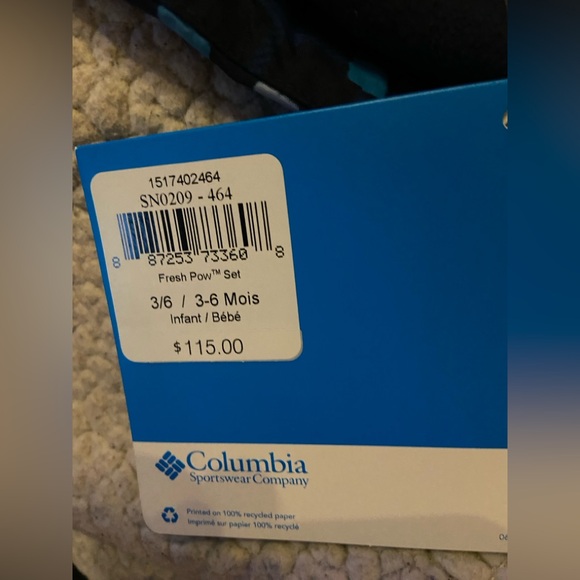 Columbia Snowfall Fun Winter Coat and Bibs - Picture 3 of 3